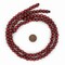 The Bead Chest Natural 8mm Wooden Beads in Red - Cherry for Jewelry Making – Round Loose Wood Spacer Beads I Approximately 55 Beads